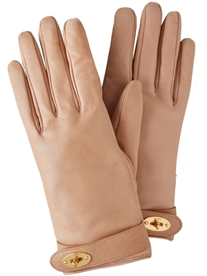 Mulberry Darley Gloves Maple Smooth Nappa